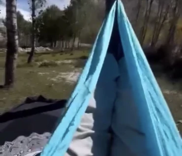 Langtang Gear hammock in Mustang high altitude camping